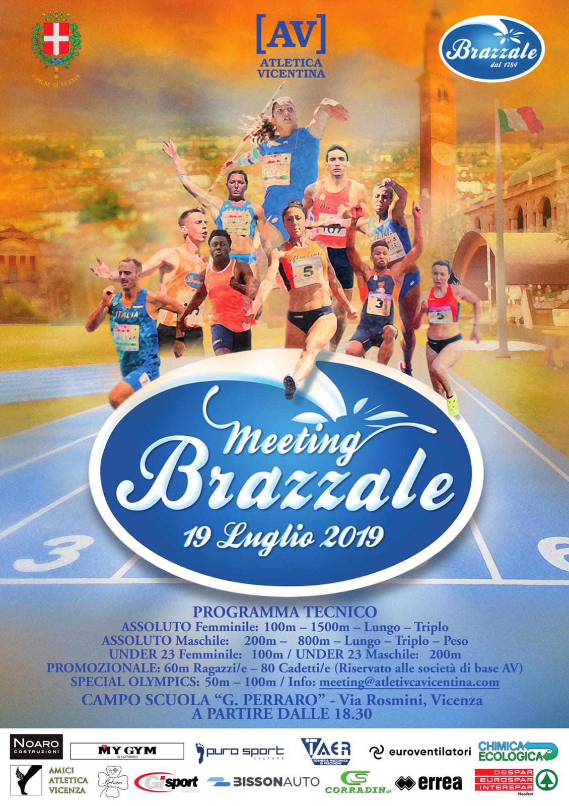 IL 19 LUGLIO SPETTACOLO A VICENZA CON IL MEETING BRAZZALE