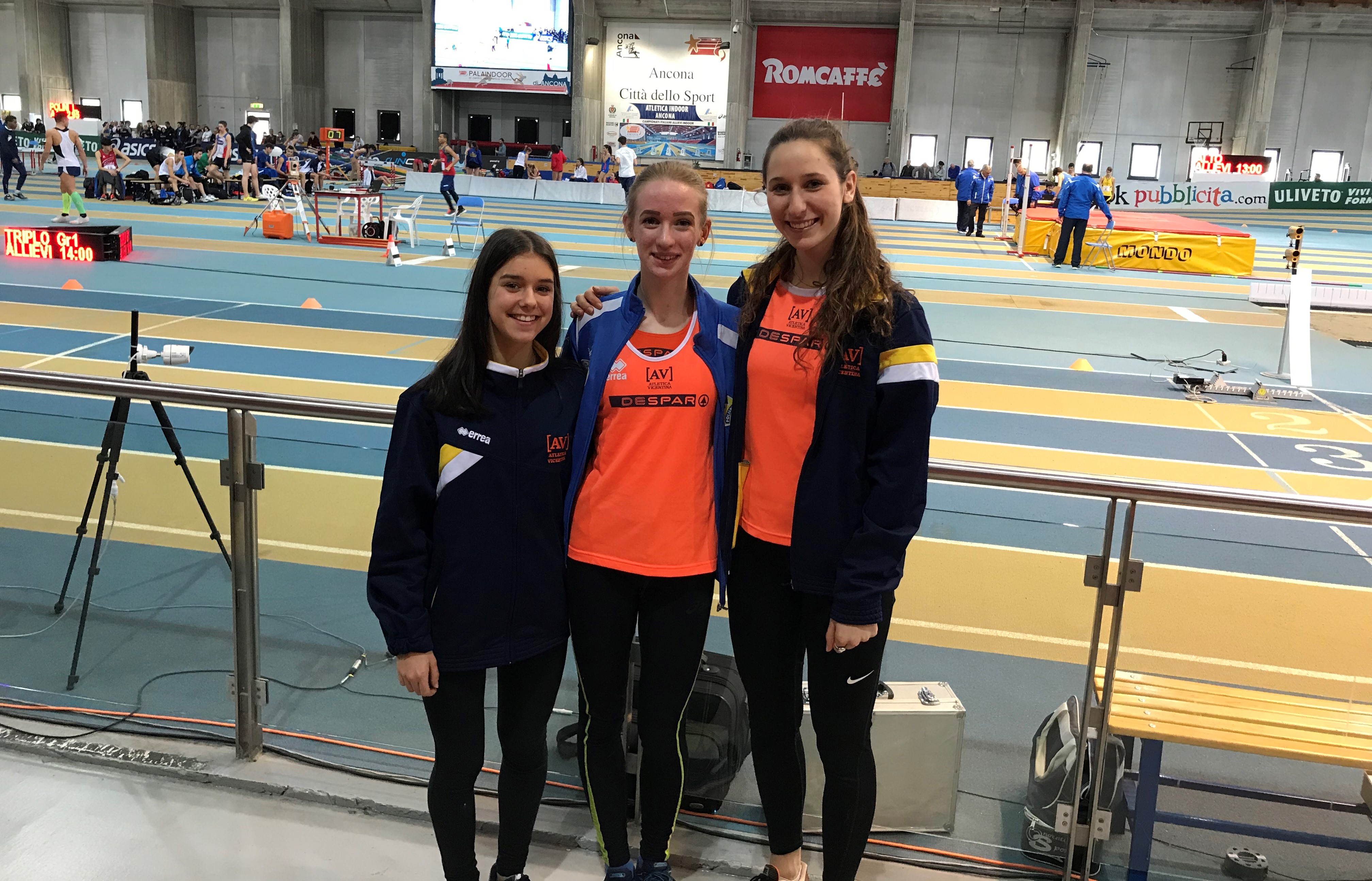 10-11/02/2018 BUONA LA PRIMA AGLI ITALIANI INDOOR PER LE NOSTRE ALLIEVE