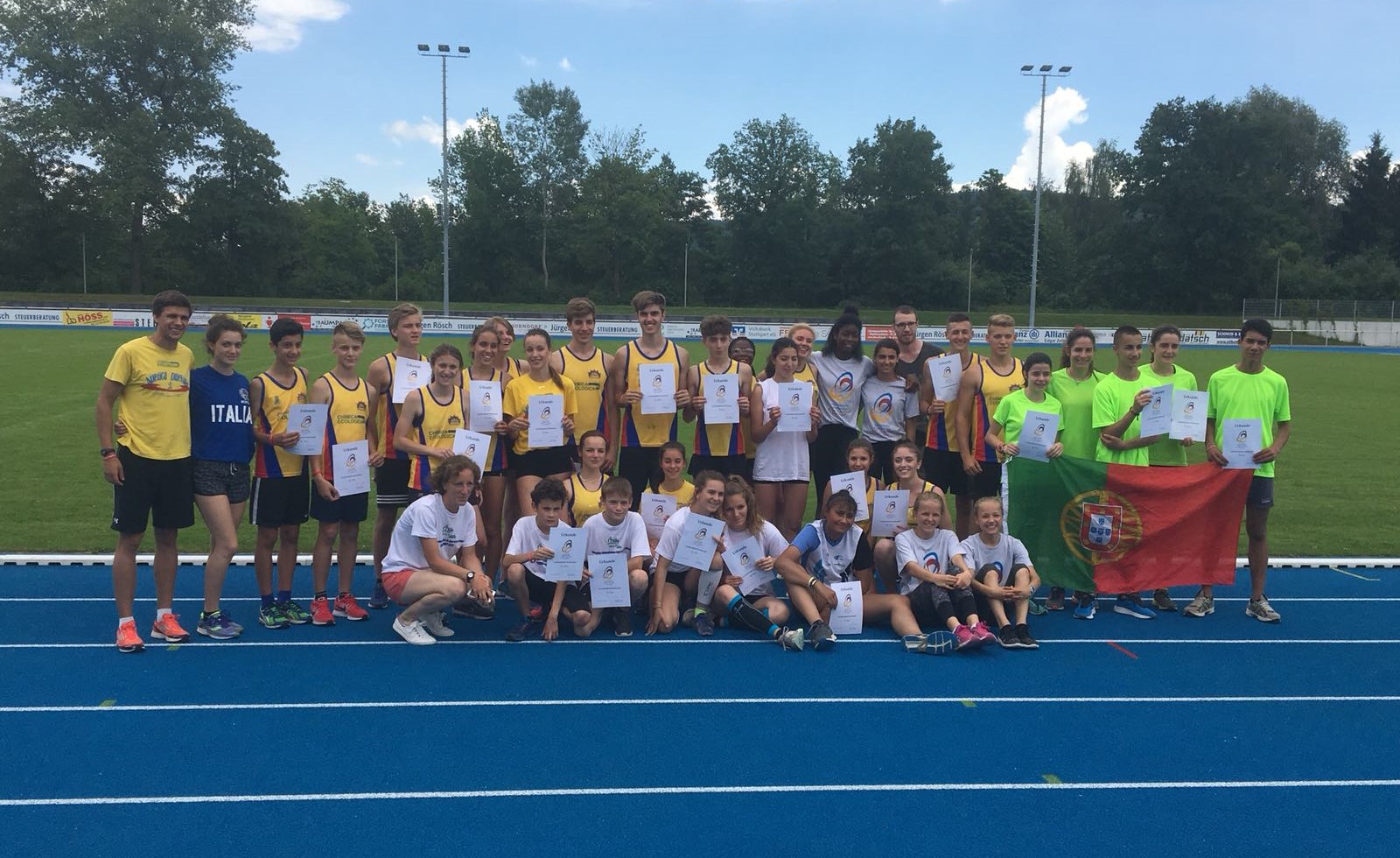A SCHORNDORF QUATTRO GIORNI DI SPORT ED AMICIZIA PER I NOSTRI RAGAZZI